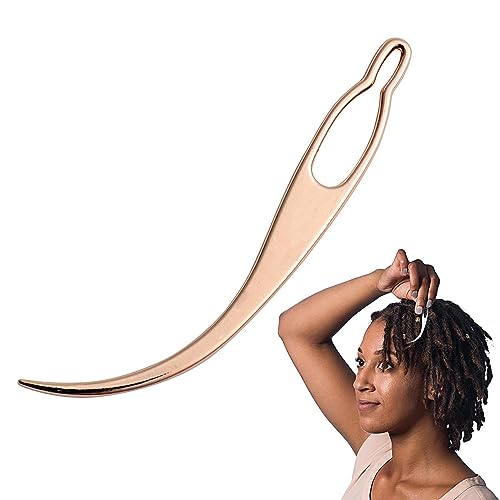 Dirfuny Dreadlocks-Scheitelwerkzeug, Haarflechtwerkzeug, Häkelwerkzeug, Dreadlock-Häkelnadel, ergonomisches Design, Scheitel-Haar-Werkzeug für Frauen, Befestigung von Dreadlocks, Zopfhandwerk von Dirfuny