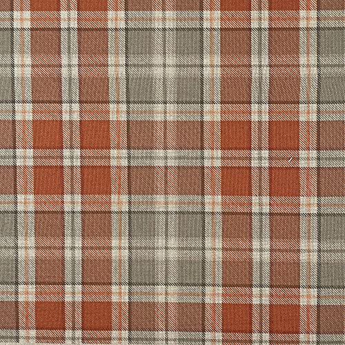 Highland Tartan karierter Baumwoll-Leinenstoff für Vorhänge, Jalousien, Basteltaschen, Nähen, Quilten, Patchwork und Polstermöbel, 140 cm breit (Meterware, Herbst) von Discover Lifestyle & Fashion Fabrics