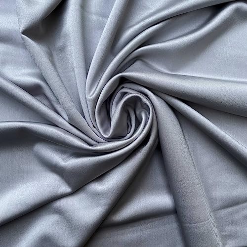 Spandex Polyester 4-Wege-Stretch einfarbig Tanzkleidung Bademode Sportbekleidung Kleidung Stoff Material | 152,4 cm – 150 cm breit | Meterware (Dunkelgrau) von Discover Lifestyle & Fashion Fabrics