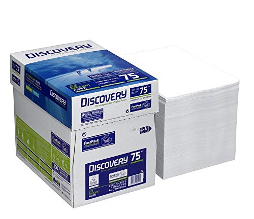 DISCOVERY 834270A75S Kopierpapier, A4, holzfrei, 75 g/qm, 2500 Blatt, weiß von Gyhunjik