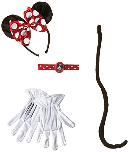 Disguise Disney Mickey Mouse Clubhouse Red Minnie Mouse Kit Adult Size Costumes, Red/White/Black, One Size US, Rot/Weiß/Schwarz, Einheitsgröße von Disguise