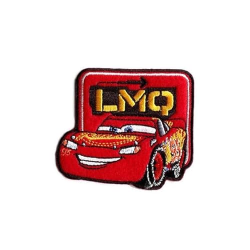 Disney © Cars 3 Lmq - Aufnäher, Bügelbild, Aufbügler, Applikationen, Patches, Flicken, Zum Aufbügeln, Größe: 7 x 6,2 cm von Disney