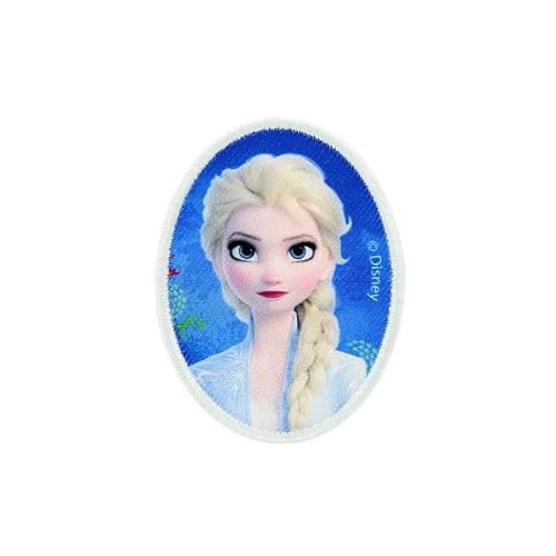 Disney © Frozen 2 Die Eiskönigin 2 ELSA True to Myself - Aufnäher, Bügelbild, Aufbügler, Applikationen, Patches, Größe: 5 x 6,5 cm von Disney