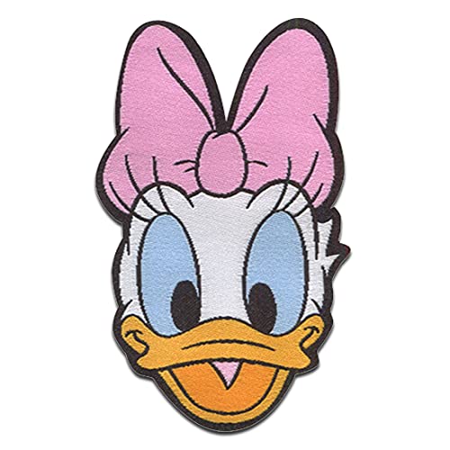 Disney Mickey Mouse Daisy Duck - Aufnäher, Bügelbild, Aufbügler, Applikationen, Patches, Flicken, Zum Aufbügeln, Größe: 7,4 x 4,5 cm von Disney