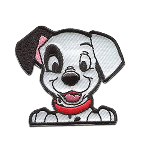 Disney 101 Dalmatiner Lucky - Aufnäher, Bügelbild, Aufbügler, Applikationen, Patches, Flicken, zum aufbügeln, Größe: 5,4 x 5 cm von Disney