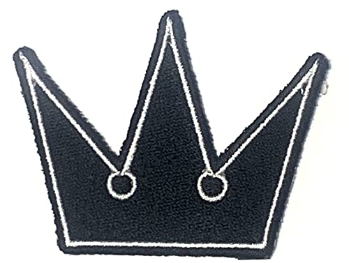 Disney Kingdom Hearts – bestickter Aufnäher zum Aufbügeln, Kronen-Emblem, 5,7 cm hoch von Disney