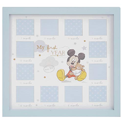 Disney Mickey Mouse Baby Boy First Year 12 Month Multi Photo Frame von Disney