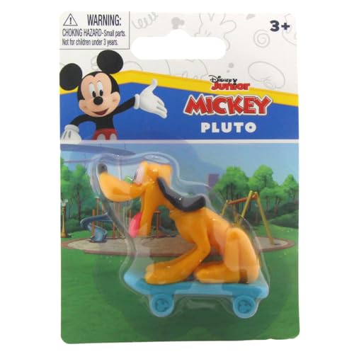 Disney Mickey and Friends 3D-Figur, 6 cm, sehr detaillierte Sammler-Miniatur, perfekt als Kuchendekoration, Pluto von Disney