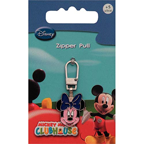 Disney Prym 482161 Fashion-Zipper Minnie Maus Kopf, Metal, Pink, Einheits Größe von Disney