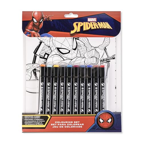 Disney Spiderman Kinder Malen nach Zahlen mit Stiftmarkern, Kunst und Handwerk, 2 Stück von Disney