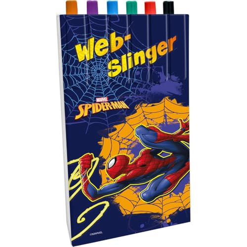 Disney Spiderman Marker für Kinder, Cartoon-Malerei, sortiert, 6 Stück von Disney