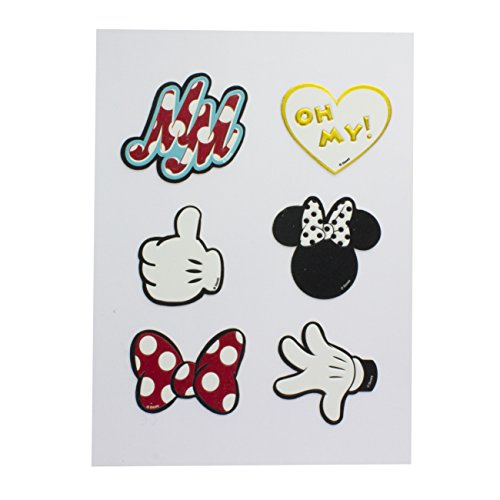 Minnie Mouse Sticker-Zubehör, Polyurethan, mehrfarbig, 1 x 14 x 19 cm von Disney