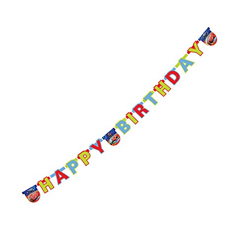 Procos Buchstabenkette Happy Birthday Cars 2" von Disney