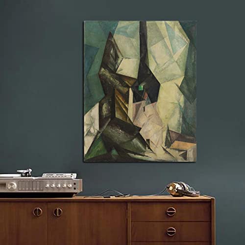 Lyonel Feininger Nordic Poster Leinwand Malerei Drucke Wohnzimmer Wohnkultur Moderne Wandkunst Ölgemälde Poster Bilder 40x60cm Rahmenlos von Dittelle