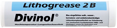 Fettkartusche Divinol KP2N-30 Lithogrease 2 B 400g, Hochleistungsfett, druckbeständig und wasserabweisend, Schmierung von Gelenkwellen, Radnaben oder Ausrücklagern von Kupplungen von Divinol