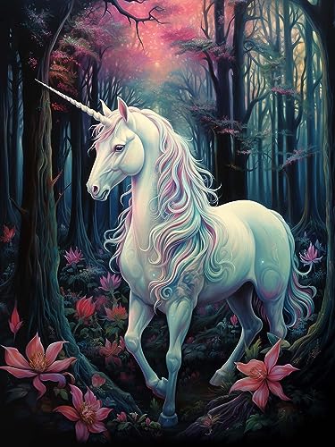 Diymood DIY Diamond Painting Horse Kit – 5D Diamant Bilder Tier für Erwachsene | Kunstvolle Strass Stickerei Sets für Home Dekoration | 30X40 cm Wanddekoration von Diymood