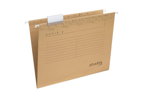 Atlanta Serie E Hängemappe A4, Jalema 2655014700, Hängetasche für Akten, Hängeregister, 25er Packung, naturbraun von Djois