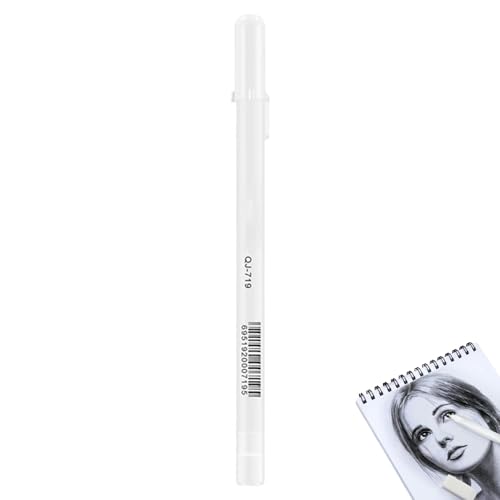 Skizzieren Highlight Pen, Acrylstifte Weiß Marker Stifte, Stift Wasserfest Marker Weiß Permanent Marker Wasserfeste Acrylfarben Set Schnelltrocknender Wasserfester, Professionelle Highlight Pen von Djowyh