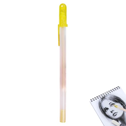 Skizzieren Highlight Pen, Acrylstifte Weiß Marker Stifte, Stift Wasserfest Marker Weiß Permanent Marker Wasserfeste Acrylfarben Set Schnelltrocknender Wasserfester, Professionelle Highlight Pen von Djowyh