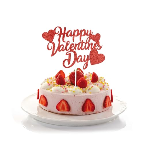 Cupcake-Topper "Happy Valentine's Day" von Dlicsy