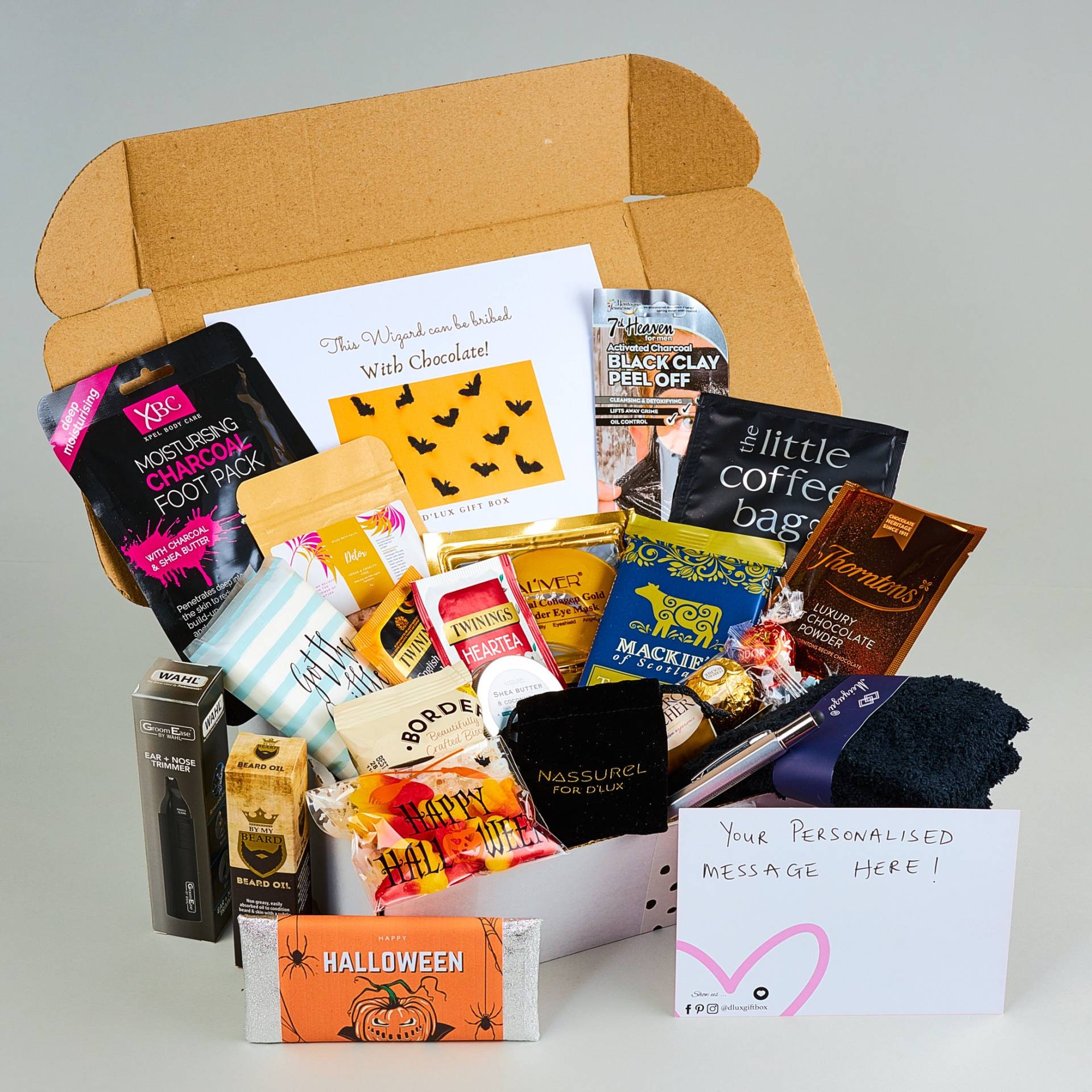 Halloween Geschenk Für Ihn. Selbstpflege-Paket Den Herbst. Gruseliges Geschenk, Self Care Geschenkbox. Herbstliche Verwöhnset Freund, Bruder, Ehemann von Dluxgiftbox