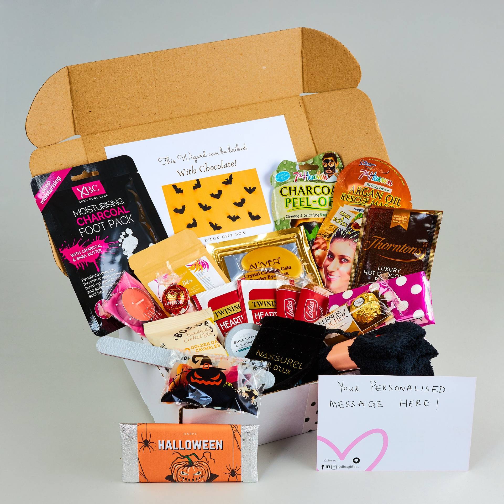 Selbstpflege-Paket Für Den Herbst. Halloween Geschenk, Self Care Geschenkbox. Herbstliche Verwöhnset Eine Freundin. Handgemachte Sojawachskerze von Dluxgiftbox