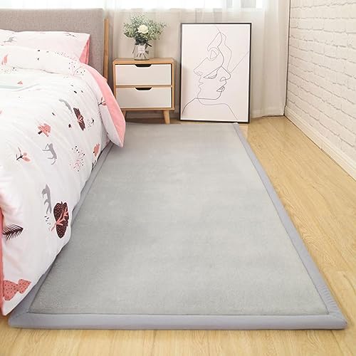 Dmkjdzsw Baby-Spielmatte, Krabbelmatte Kinderteppich, Rechteckig, Größen, Tatami-Yogamatte-grey-60 * 100cm von Dmkjdzsw