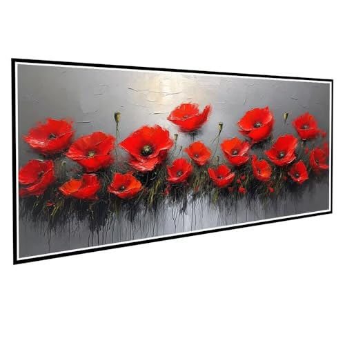 Diamond Painting Abstrakt Diamond Painting Groß XXL 30x60cm Mosaik Bastelset Erwachsene Blume Crystal Art Malerei Stickerei Kreuzstich Basteln Wohnzimmer Schlafzimmer Wand Dekor Frauen Geschenke V-86 von Dnnufagg