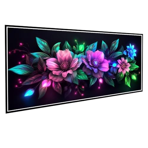 Diamond Painting Blitz Diamond Painting Groß XXL 30x60cm Mosaik Bastelset Erwachsene Blume Crystal Art Malerei Stickerei Kreuzstich Basteln Wohnzimmer Schlafzimmer Wand Dekor Frauen Geschenke V-102 von Dnnufagg