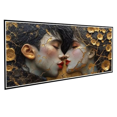 Diamond Painting Erwachsene kinder Liebe Diamond Painting XXL 100x200cm Full Drill Mädchen Diamant Painting Bilder Perlen Bilder Malerei Bastelset Mosaikherstellung, Wand Dekor Geschenke Mädchen V-75 von Dnnufagg