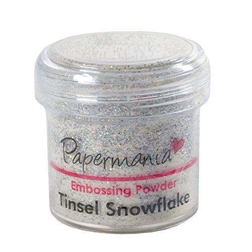 Docrafts 1 oz Embossing-Puder, Schneeflocke, Lametta von Papermania