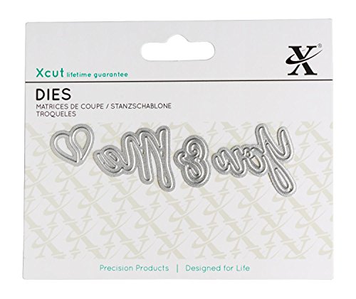 docrafts Xcut Mini Deko stirbt 4/pkg-You und Me Sentiment von Docrafts