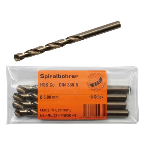 Dönges HSS-Spiralbohrer Co 5%, Ø 3,5 mm (HSS Spiralbohrer Metallbohrer Kobaltbohrer) von Dönges