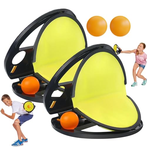 Doiyislem Wurf- und Fangspiel, Paddleball-Set - Wurf- und Fangball-Sets | Feinmotorik-Spielzeug für Kleinkinder, interaktives Eltern-Kind-Wurf- und Fangspiel für den Garten im Hinterhof von Doiyislem