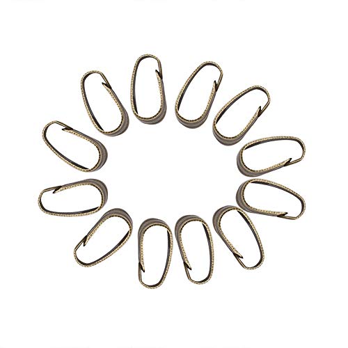 300 Stück 3 Farben Legierung Kautionen Anhänger Stecker Pinch Clips Schmuck Erkenntnisse für Ohrring Armband Halskette (Bronze) von Domary