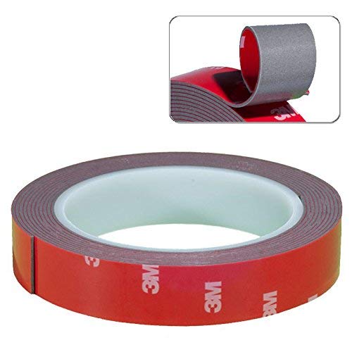 3M Doppelseitiges Klebeband Extra Stark Klebend Auto Spiegel Montage Klebestreifen Klebepads Kleber Klebepunkte Ronden 20mm x 3m 3 Rollen von DonDo