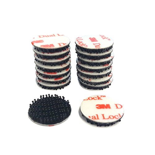 3M Dual Lock SJ 3550 selbstklebendes Klettband extra stark Klettpunkte Klettpads 16 Stück D20mm von DonDo