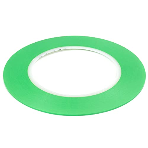 DonDo Fineline Konturenband Zierlinienband lackier Klebeband lackieren Airbrush Masking Tape 1,6mm x 55m hellgrün von DonDo