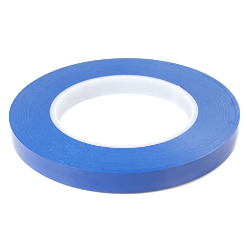 DonDo Fineline Konturenband Zierlinienband lackier Klebeband lackieren Airbrush Masking Tape 12mm x 55m blau von DonDo