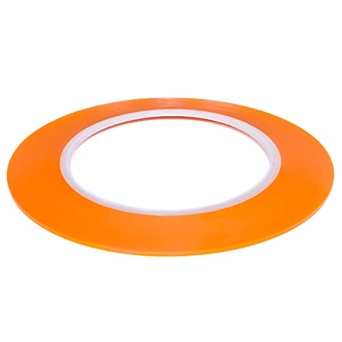 DonDo Fineline Konturenband Zierlinienband lackier Klebeband lackieren Airbrush Masking Tape Orange 1,6mm x 55m von DonDo