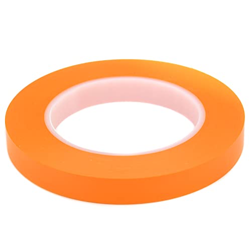 DonDo Fineline Konturenband Zierlinienband lackier Klebeband lackieren Airbrush Masking Tape Orange 15mm x 55m von DonDo