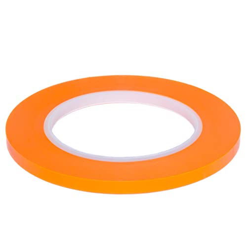 DonDo Fineline Konturenband Zierlinienband lackier Klebeband lackieren Airbrush Masking Tape Orange 6mm x 55m von DonDo