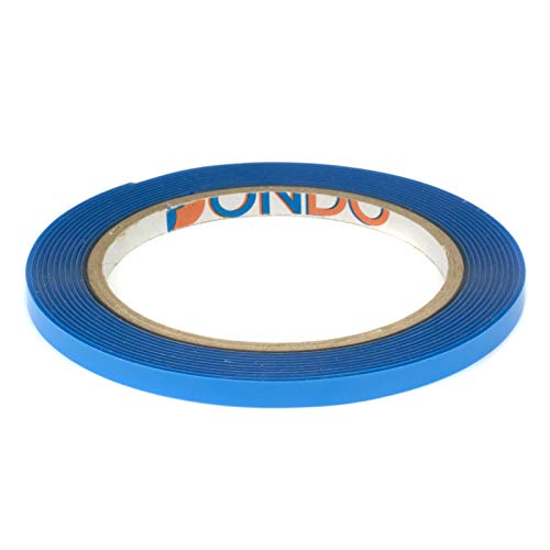 DonDo doppelseitiges Montageklebeband Acryl Klebeband stark klebend transparent 6mm x 3 Meter von DonDo