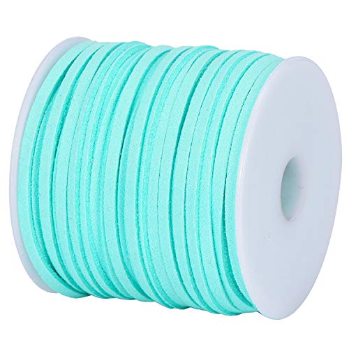 DonDon Veloursband 3 mm DIY 30 Meter Velours Rolle - Türkis von DonDon