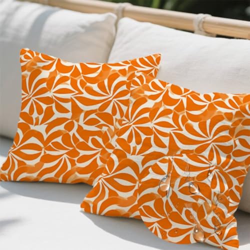 Outdoor Kissen 80x80 cm 2er Set Kissenbezug Herbst Kissen Deko Kissenbezüge Atmungsaktiv Wetterfest, Quadrat Sofakissen Samtstoff Kissenhülle Gelb Outdoorkissen für Garten Balkon Deko Geschenke e476 Outdoor Kissen 80x80 cm 2er Set Kissenbezug Herbst Kissen Deko Kissenbezüge Atmungsaktiv Wetterfest, Quadrat Sofakissen Samtstoff Kissenhülle Gelb Outdoorkissen für Garten Balkon Deko Geschenke e476 von Donpeer