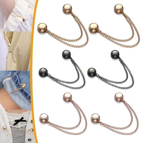 Donubiiu Multifunktionale Magnetische Kleidungsclips, 6 Pack Magnetic Clothing Clips, Multi-Function Magnetic Clothing Clips, Magnetic Clothes Clips Pinless Brooch for Clothes (6 Pcs-B) von Donubiiu