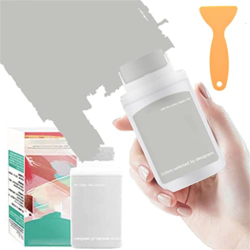 Wandreparatur-Rollbürste mit Wandreparaturpaste, Schnell Trocknende Wandreparaturpaste, Wandreparaturpaste mit Roller, Wall Repair Paste Roller, Wandreparatur Creme, Rolling Brush Latex Paint (Grau) von Donubiiu