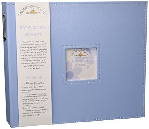 DOODLEBUG Design Bubble Blue Storybook für Scrapbooking, 30,5 x 30,5 cm von Doodlebug