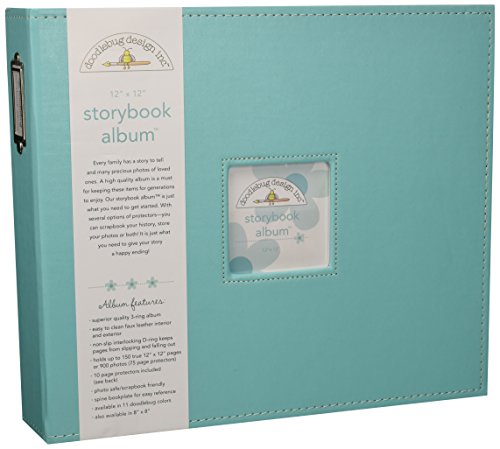 Doodlebug Storybook Album 12 Zoll x 12 Zoll, Schwimmbad von Doodlebug