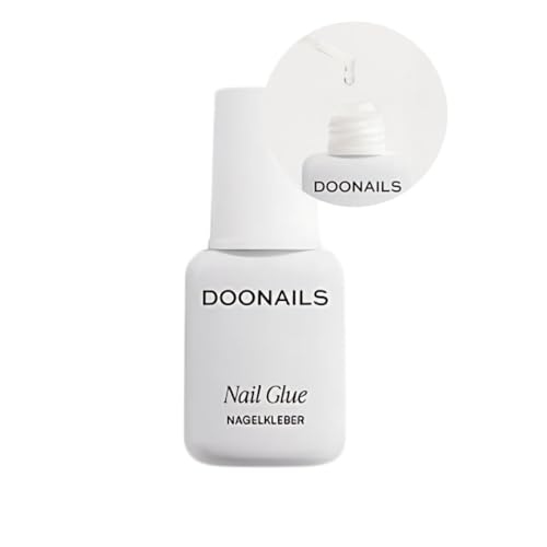 Doonails Nagelkleber Extra Stark (7ml) – Schnelltrocknender Brush-On Nail Glue für Kunstnägel, Tips, Press On Nails & Acrylnägel – Nagel Kleber für eingerissene Nägel & 100% Haftung (1) von Doonails